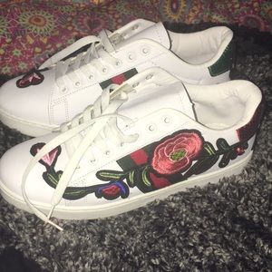 Embroidered sneakers